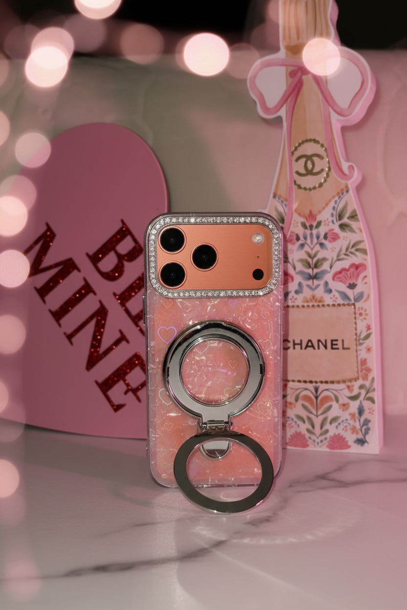 The Aura Luxe Ring Case – Blush