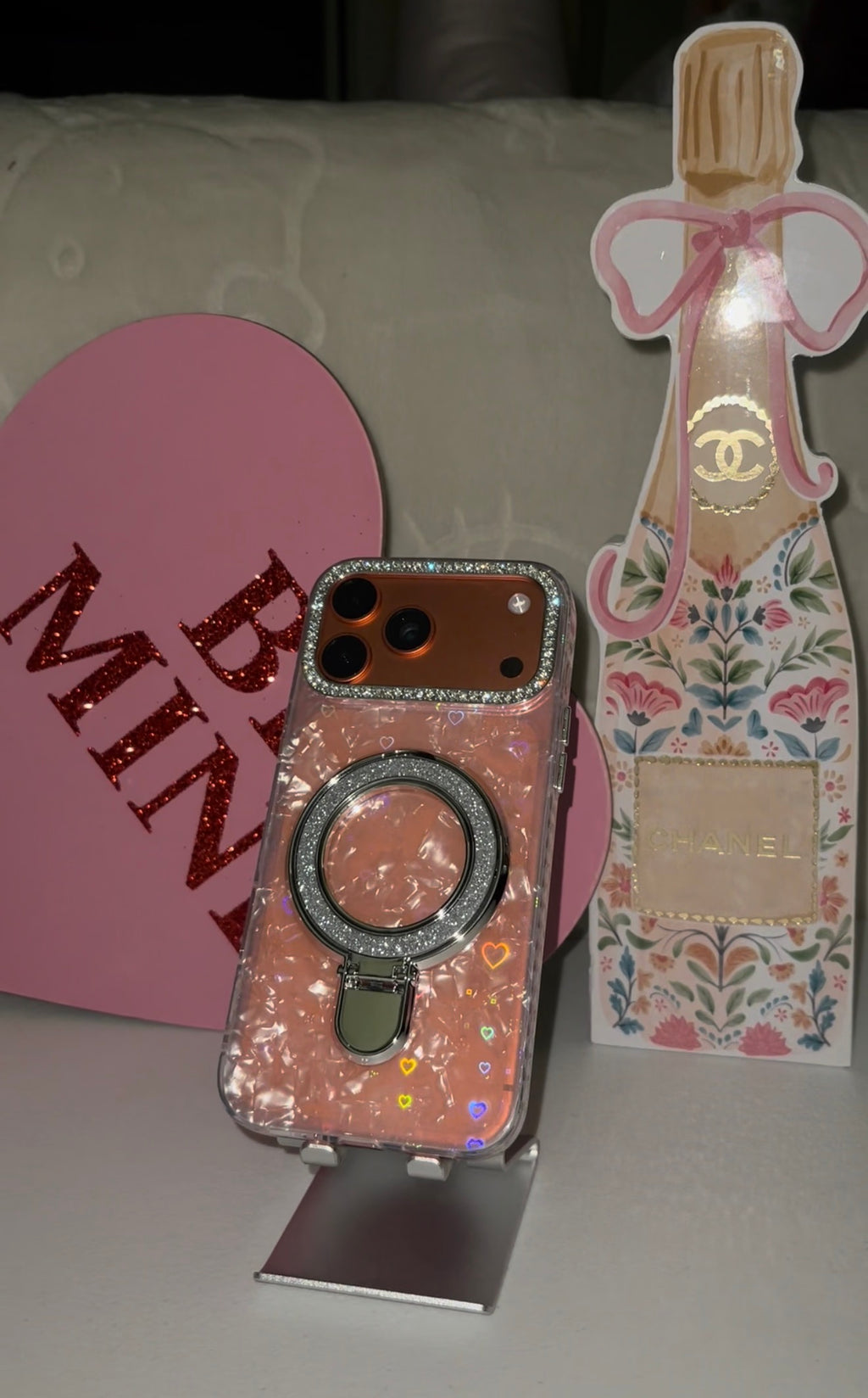 The Aura Luxe Ring Case – Blush