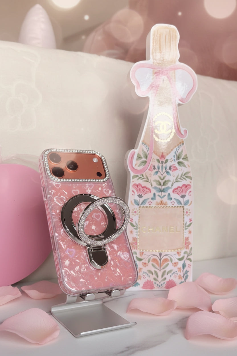 The Aura Luxe Ring Case – Blush