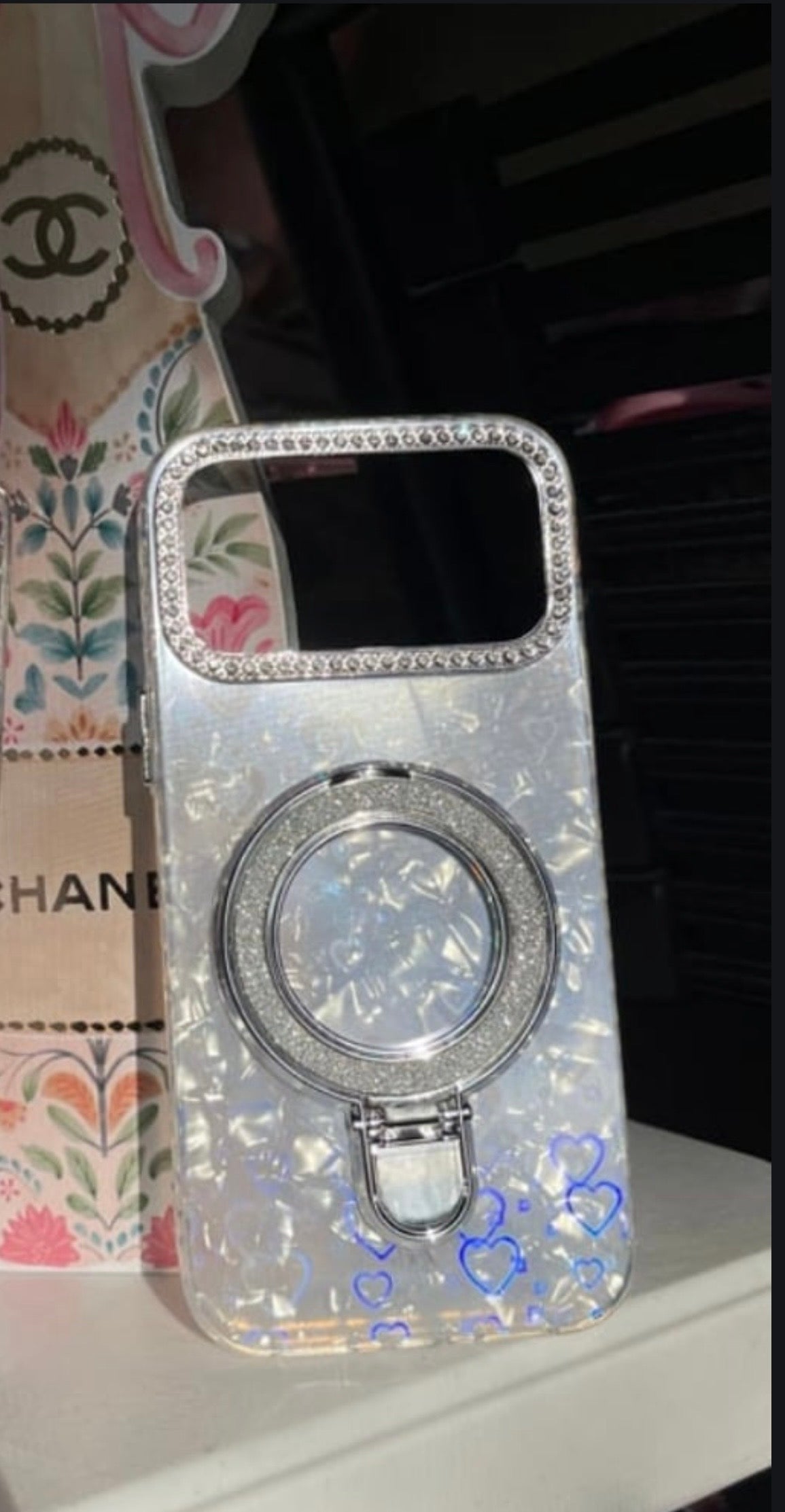 Aura Luxe Ring Case - Pearl